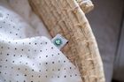 Motherhood, ECO Sac de dormit din muselina 0-6 luni, Pink and Black Dots
