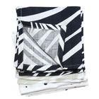 Motherhood, Servetele de muselina si bumbac 30-30 cm, 7 buc., Blue Zebra