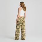 Pantaloni de trening cu model camuflaj si croiala baggy NOWEAR