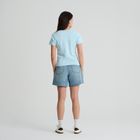 Pantaloni scurti ajustabili din denim, croiala slim NOWEAR