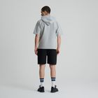 Pantaloni scurti regular negri cu snur NOWEAR
