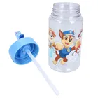Paw Patrol, Drink Up, sticla da apa cu pai, albastru, 450 ml