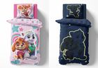 Paw Patrol, Fluo, set lenjerie de pat single, 140-200 cm