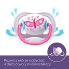 Philips Avent, Ultra Air, Happy Girl, suzeta, 0-6 luni, 2 buc., SCF080/02