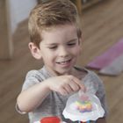 Play-Doh, Rainbow Cake Party, 7 cutie si accesorii, set creativ