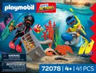 Playmobil, City Action, Scafandru al politiei cu comoara, 72078