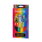 Rainbow High, jumbo, creioane triunghiular, 10 culori