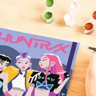 Ravensburger, CreArt, K-Pop Demon Hunters, pictura dupa numere, set creativ