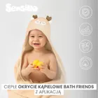 Sensillo, Bathfriends, husa moale pentru baie, Caine, 100-100 cm