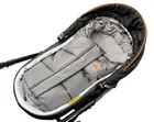 Sensillo, sac de dormit din fleece pentru carucior Combi 3-in-1, gri