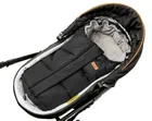 Sensillo, sac de dormit din fleece pentru carucior Combi 3-in-1, negru/gri