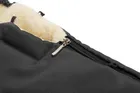 Sensillo, Sac de dormit din lana pentru carucior, Negru, 95-40 cm