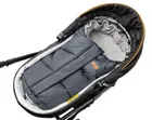 Sensillo, sac de dormit polar pentru carucior Combi 3-in-1, grafit/gri