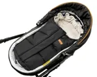 Sensillo, sac de dormit polar pentru carucior Combi 3-in-1, negru/bej