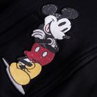 Set pentru baieti, Hanorac cu gluga, Tricou, Pantaloni trening, negru-rosu, imprimeu Mickey Mouse