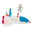 Smiki, nava spatiala cu aburi, set cu figurine