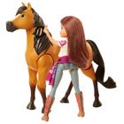 Spirit: Cu sufletul liber, set cu papusa si figurina de cal