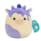 Squishmallows, Benito, Blueberry Cheesecake Cow, jucarie de plus, 19 cm