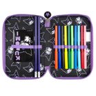 St.Majewski, Kuromi, penar dublu cu rechizite scolare, Black