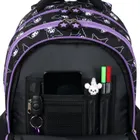 St.Majewski, Kuromi, rucsac pentru scoala, cu 4 compartimente, Black