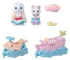 Sylvanian Families, Amusement Park Ride Set - Ride the Waves, set de joaca cu figurine, 5820