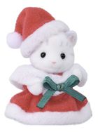 Sylvanian Families, Baby Santa's Christmas Tree House, set de joaca cu figurine si accesorii, 5822