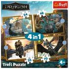 Trefl, How To Train Your Dragon, puzzle 4in1