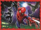 Trefl, Spider-Man, Spider-Man eroic, puzzle 4in1, 207 piese