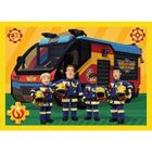Trelf, Pompierul Sam, puzzle 4in1, 207 piese