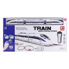 Tren, vehicul cu telecomanda, lumini si sunete, 81 elemente