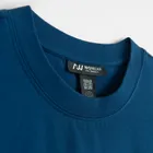 Tricou basic bleumarin cu croiala relaxed NOWEAR