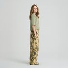 Tricou din bumbac cu croiala scurta boxy NOWEAR