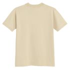 Tricou regular bej din bumbac pieptanat NOWEAR