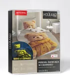 Ursulet, Fluo, set lenjerie de pat, single, 140-200 cm