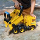 Wader, Middle Truck, basculanta, vehicul, galben, 38 cm