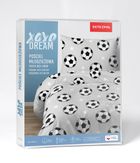 XOXO, set de lenjerie de pat pentru tineri, 160-200 cm + 70-80 cm, Football