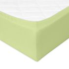 BabyMatex, cearceaf cu elastic din bumbac, 70-140 cm, verde