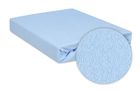 BabyMatex, cearceaf cu elastic frotte Premium, 60-120 cm, albastru