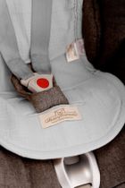BabyMatex, Paddi, Muslin, insertie de reducere a presiunii pentru scaun auto, gri