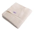 Babymatex, Sisi, patura din bumbac, 75-100 cm, ecru