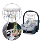 BabyOno, jucarie educativa - agatatoare pentru carucior si scaun auto, nature
