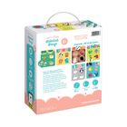 Banana Panda, Bingo Habitate, joc de bingo cu ghid pentru parinti, pentru varste de la 2 ani, 6 planse si 24 de jetoane