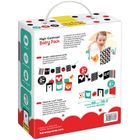 Banana Panda, High Contrast Baby Pack pentru bebelusi de la 0 luni+/3 luni+/6 luni+, set de 2 carti cu contrast, 7 carduri cu imagini cu doua fete si un ghid pentru parinti