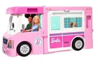 Barbie, Camper 3in1 + papusa gratuita, set promotional