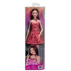 Barbie Fashionistas, Tinuta roz cu imprimeu leopard, papusa