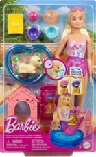 Barbie, Puppy Pool Party, set de joaca cu papusa
