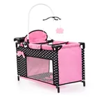 Bayer Design, Multi Bed, patut pentru papusi, negru-roz