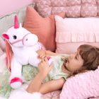 Bayer Design, unicorn de plus, jucarie interactiva, 40 cm