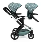 Bayer Design, Xeo Twin, carucior dublu pentru papusi, verde