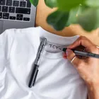 Bic, Marking Textile, marker permanent cu textilie, negru, 0,9 mm